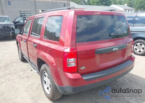 2012 Jeep Patriot Sport из США, поврежденный, VIN 1C4NJPBA4CD526484